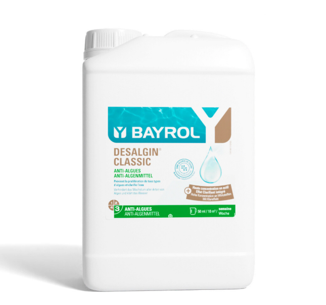 Desalgin BAYROL 3L, anti-algue piscine, effet clarifiant